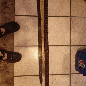 Braided AEO leather belt size L